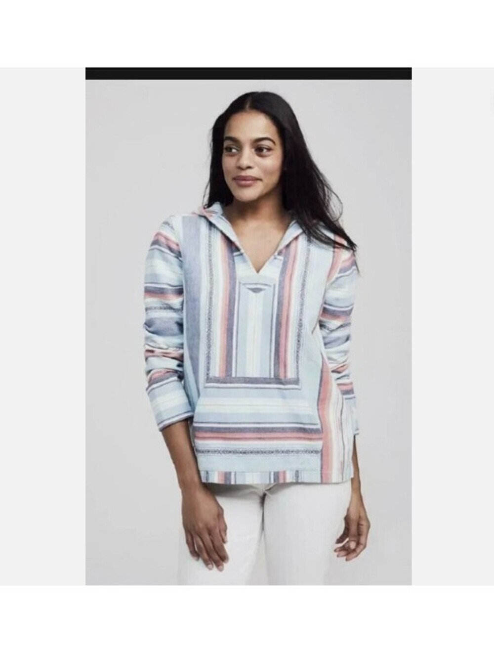Faherty Women's Baja Poncho in Sierra Paradise super soft size Medium